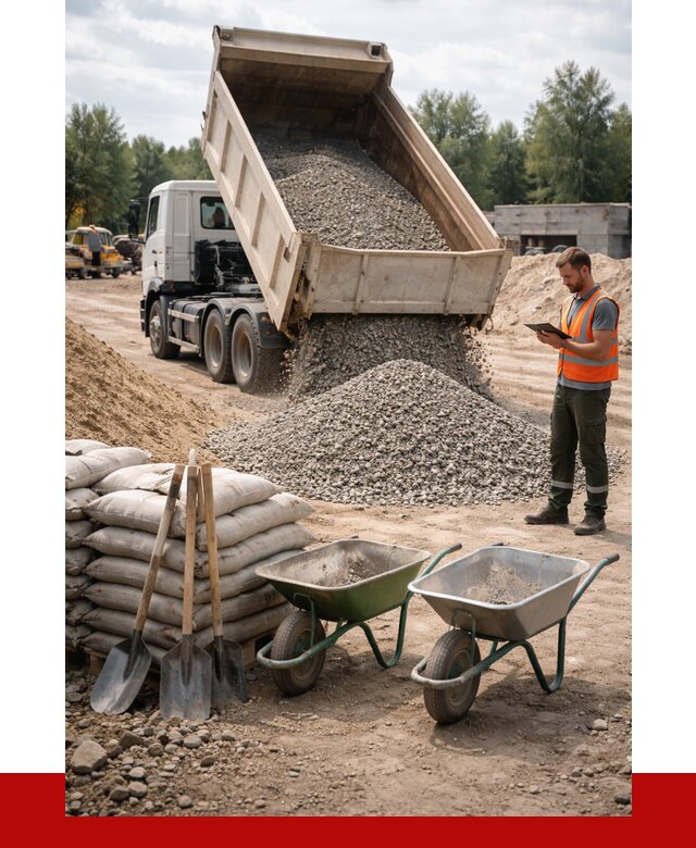 Доставка нерудных материалов в Рассказове от 1226 руб. | ПРОНЕРУДРсз