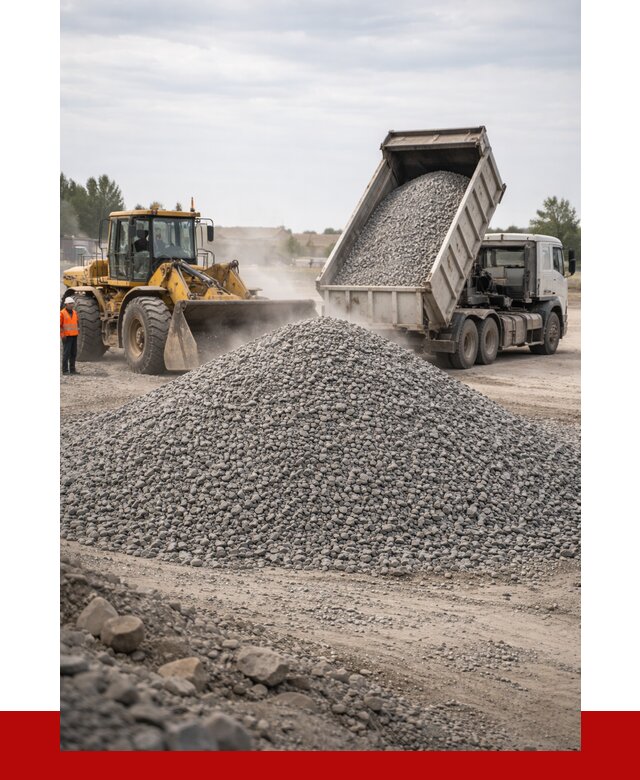Купить щебень с доставкой в Рассказове от 2554 руб. | ПРОНЕРУДРсз