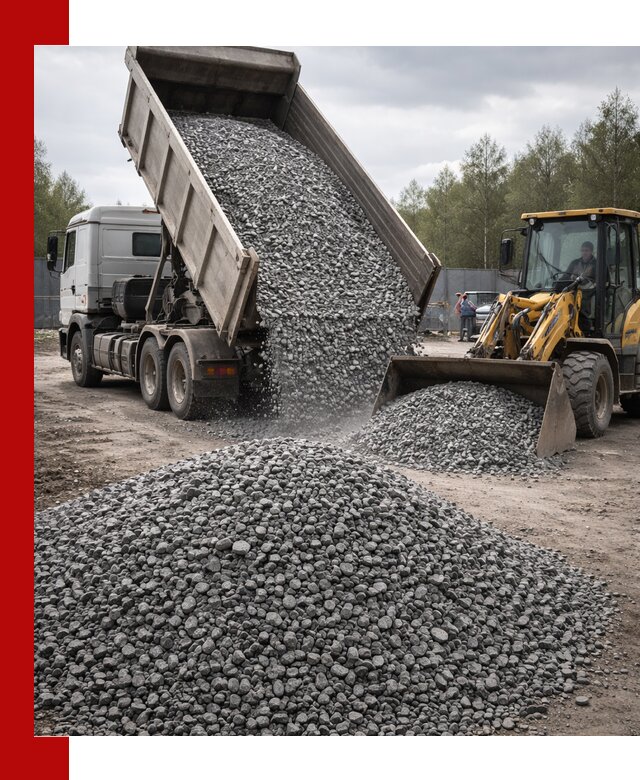 Доставка и продажа щебня гранитного в Рассказове