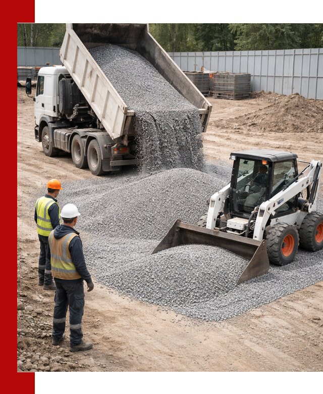 Доставка и продажа гранитного щебня фракции 0-5 в Рассказове