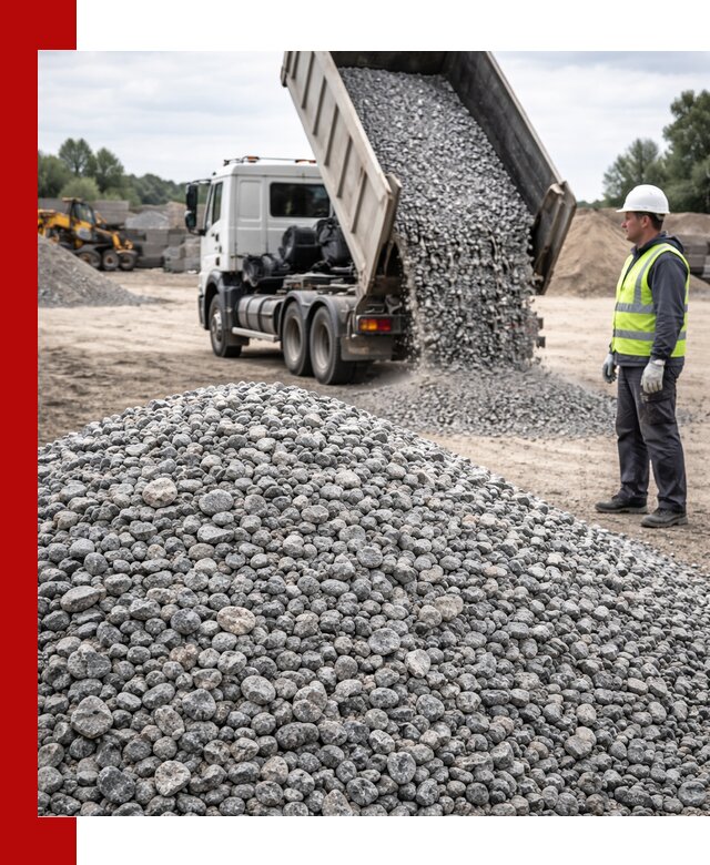 Доставка и продажа гранитного щебня фракции 5-20 в Рассказове