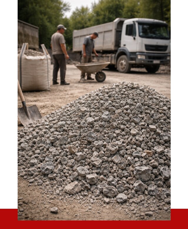 Гранитный щебень фракция 20-40 в Рассказове от 3269 руб. ПРОНЕРУДРсз