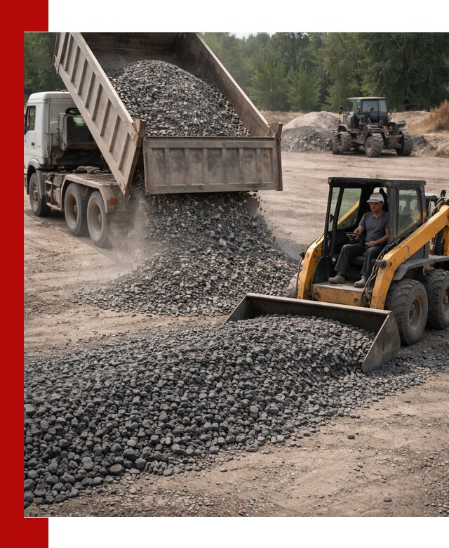 Гранитный щебень фракция 40-70 с доставкой в Рассказове