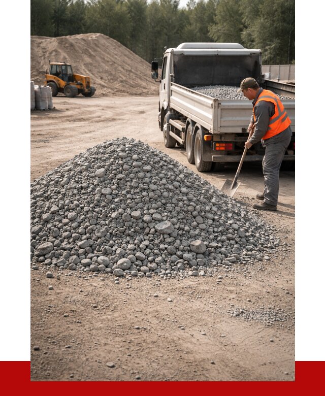 Гравийный щебень фракция 5-10 в Рассказове от 2247 р. | ПРОНЕРУДРсз