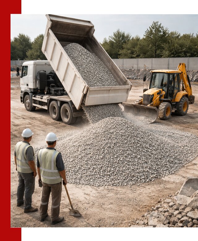 Купить известняковый щебень фракции 5–10 мм с доставкой в Рассказове