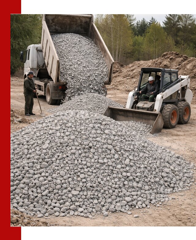 Доставка доломитового щебня в Рассказове напрямую от карьера