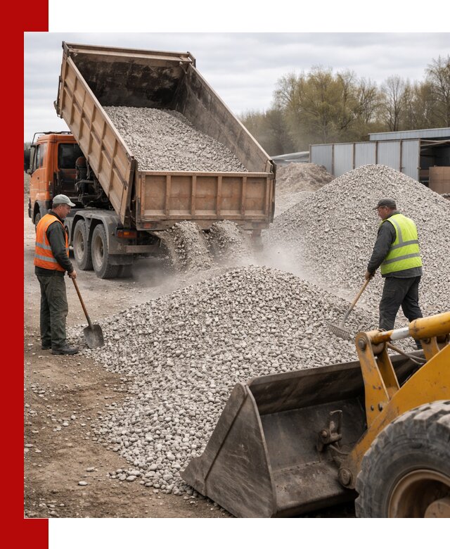 Доломитовый щебень фракции 5-20 с доставкой в Рассказове