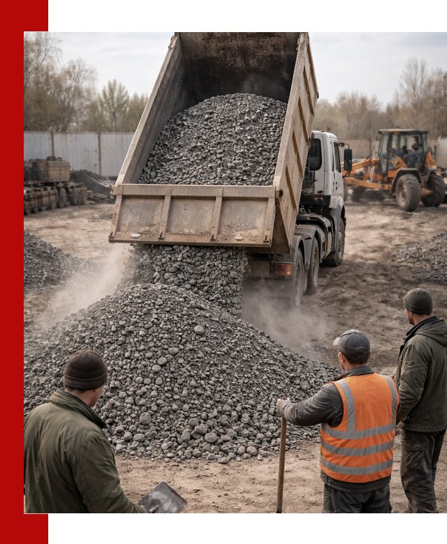 Доставка шлакового щебня в удобные сроки по выгодной цене в Рассказове