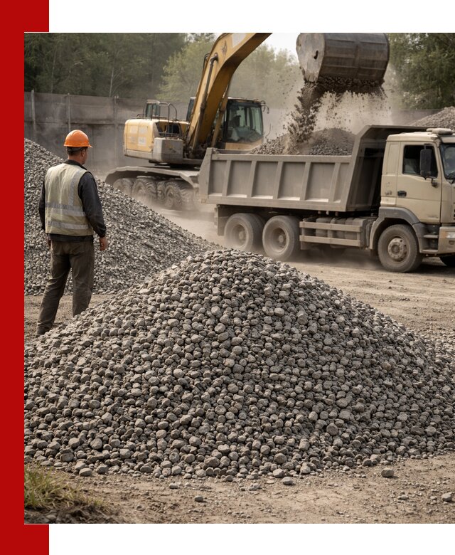 Шлаковый щебень фракция 5-20 с доставкой в Рассказове
