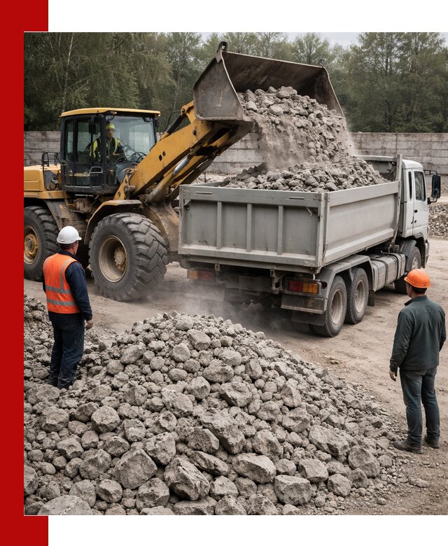 Вторичный щебень фракция 70–150 в Рассказове с доставкой