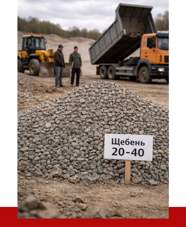 Бетонный щебень фракция 20-40 в Рассказове от 2503 р. | ПРОНЕРУДРсз