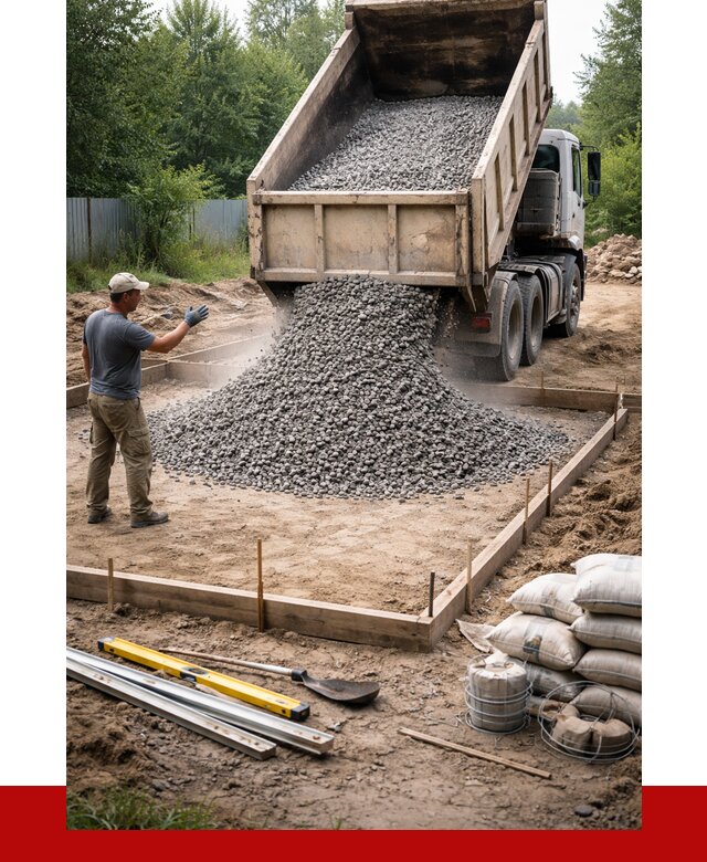 Купить щебень для фундамента в Рассказове от 4597 р. | ПРОНЕРУДРсз