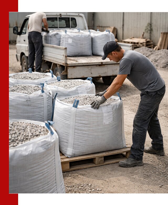 Доставка щебня в мешках по выгодным ценам в Рассказове
