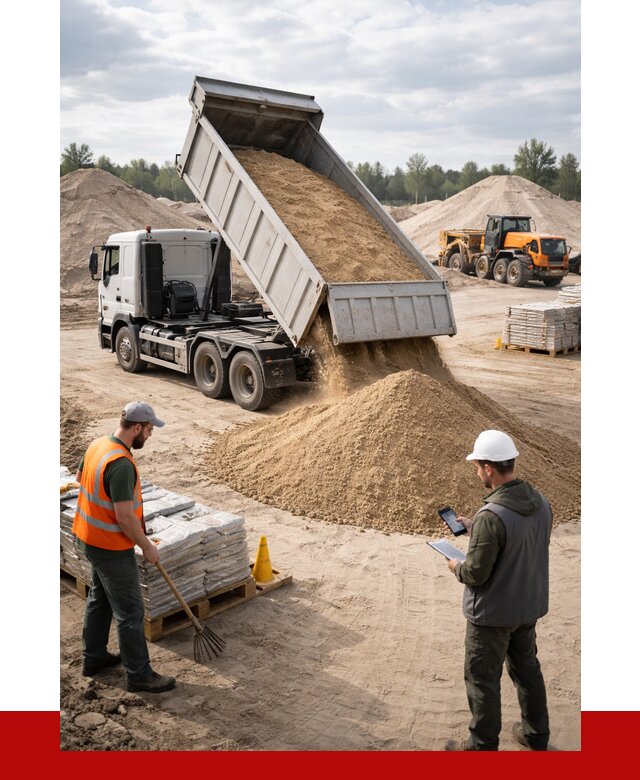 Карьерный песок с доставкой в Рассказове от 3677 р. ПРОНЕРУДРсз
