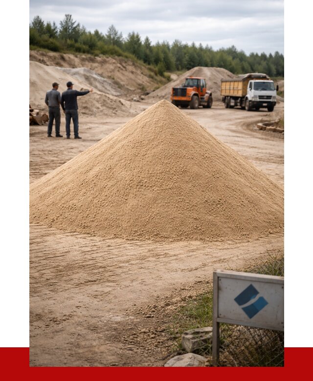 Карьерный песок навалом в Рассказове от 1839 р. | ПРОНЕРУДРсз