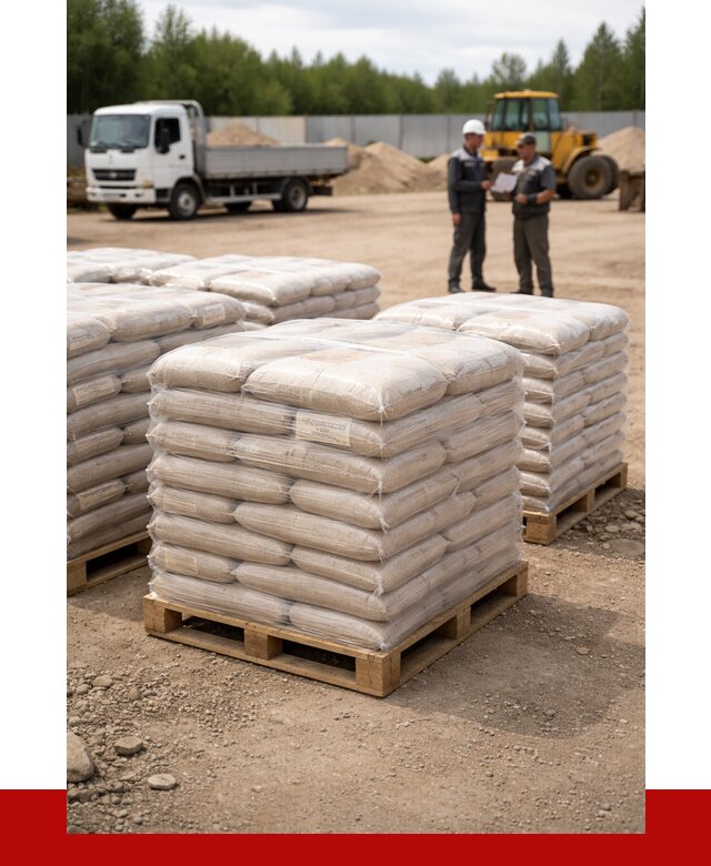 Карьерный песок в мешках в Рассказове от 1226 р. - ПРОНЕРУДРсз