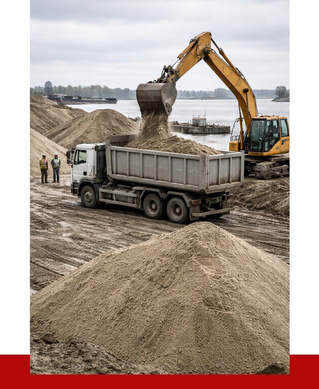 Купить речной песок навалом в Рассказове от 1839 р., ПРОНЕРУДРсз