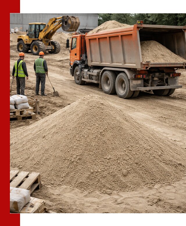 Доставка и продажа мытого речного песка в Рассказове