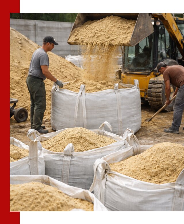 Поставка качественного песка для кладки в Рассказове