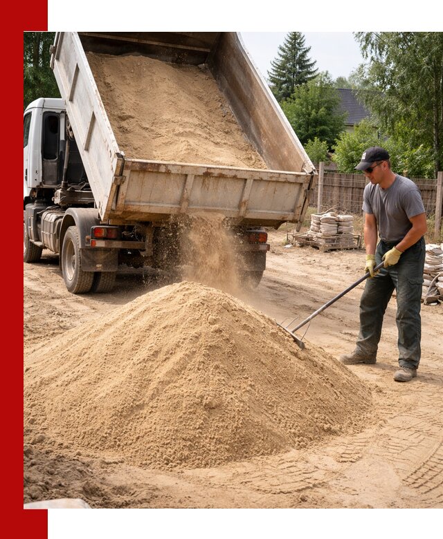 Доставка сухого песка самосвалами в Рассказове