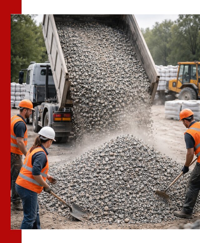 Доставка гравия и камня в Рассказове оптом и в розницу