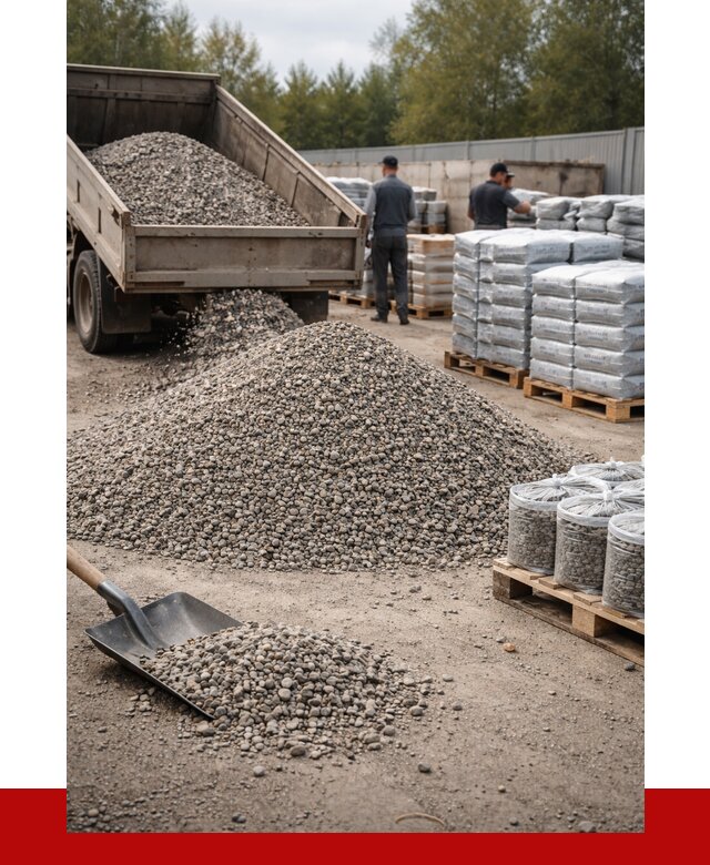 Гравий фракция 5-20 в Рассказове купить от 2349 р. ПРОНЕРУДРсз