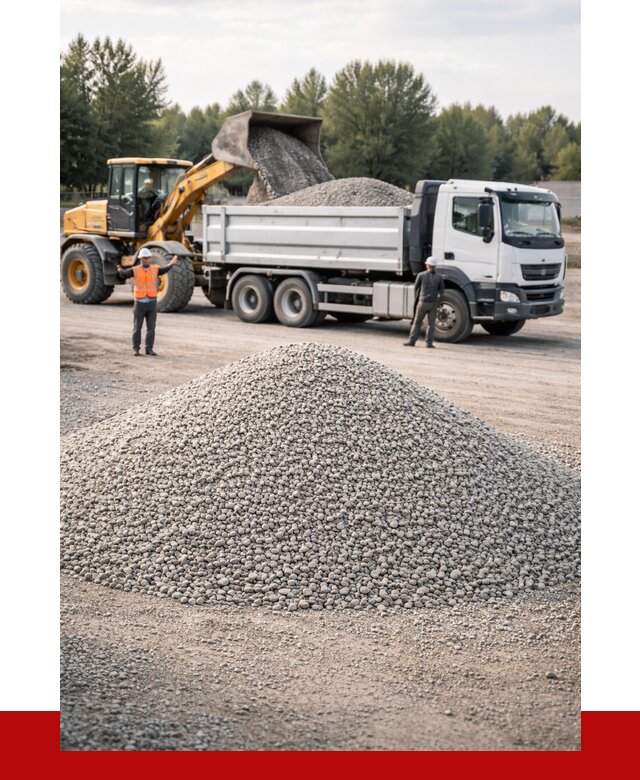 Купить мытый гравий в Рассказове от 3575 р, доставка ПРОНЕРУДРсз