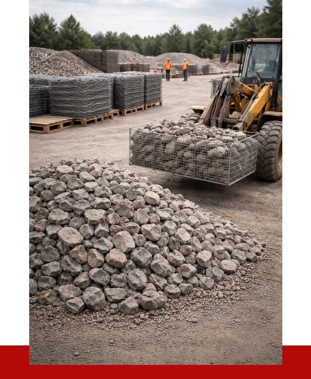 Камень для габионов фракция 70-150 в Рассказове от 4290 р. | ПРОНЕРУДРсз