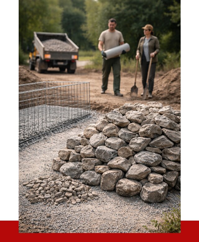 Камень для габионов фракция 100-200 в Рассказове от 4903 р. | ПРОНЕРУДРсз