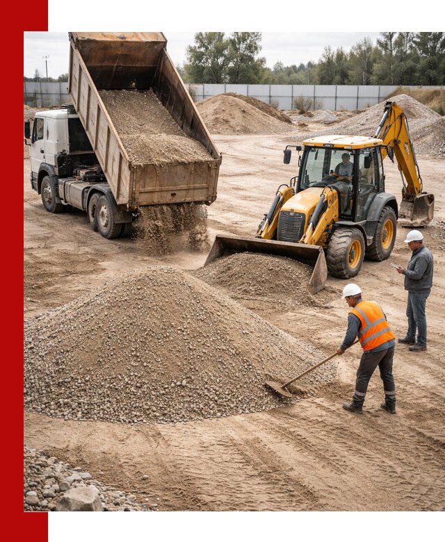 Поставка и доставка ПГС С4 в мешках и самосвалах в Рассказове
