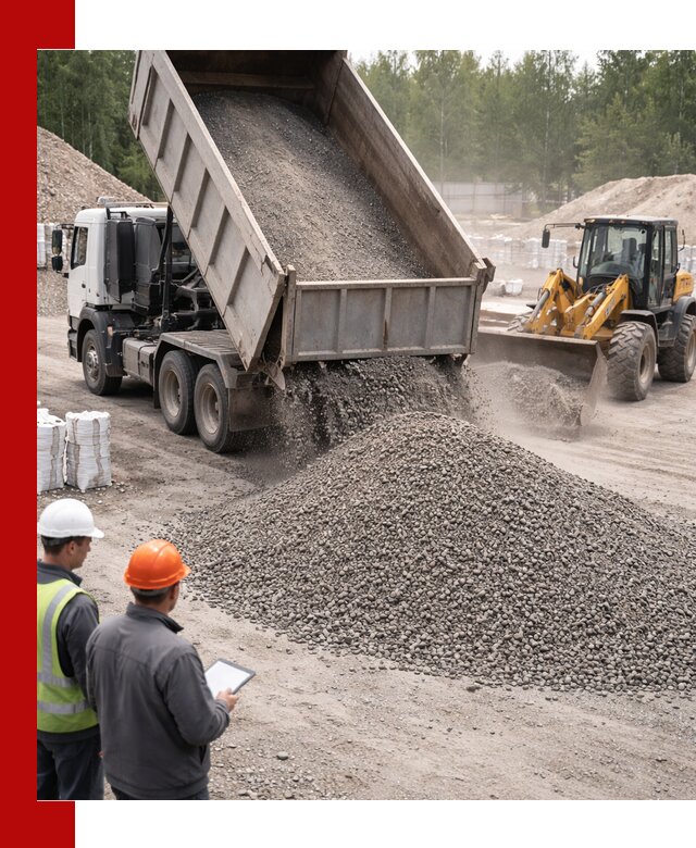 Доставка и продажа гранитного отсева 0-10 в Рассказове