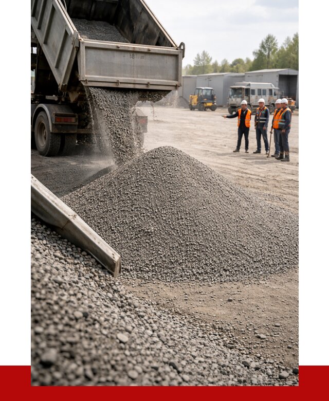 Гравийный отсев 0-5 в Рассказове от 1226 р. с доставкой | ПРОНЕРУДРсз