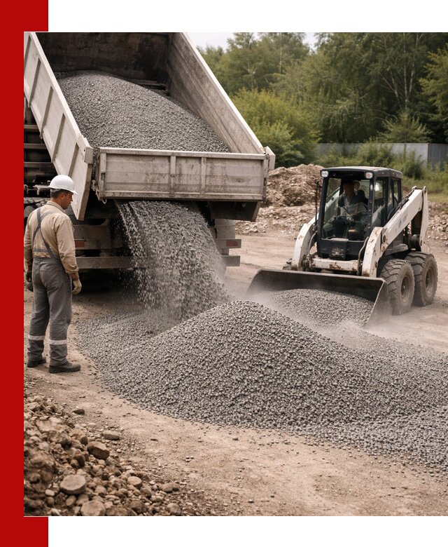 Доставка гравийного отсева 0-5 в Рассказове оптом и в розницу