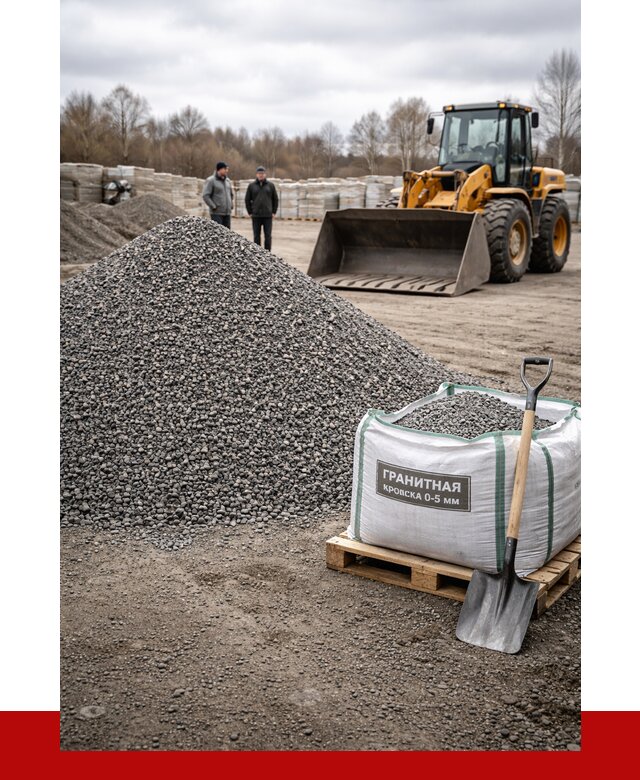 Купить гранитную крошку в Рассказове от 4903 р. с доставкой | ПРОНЕРУДРсз