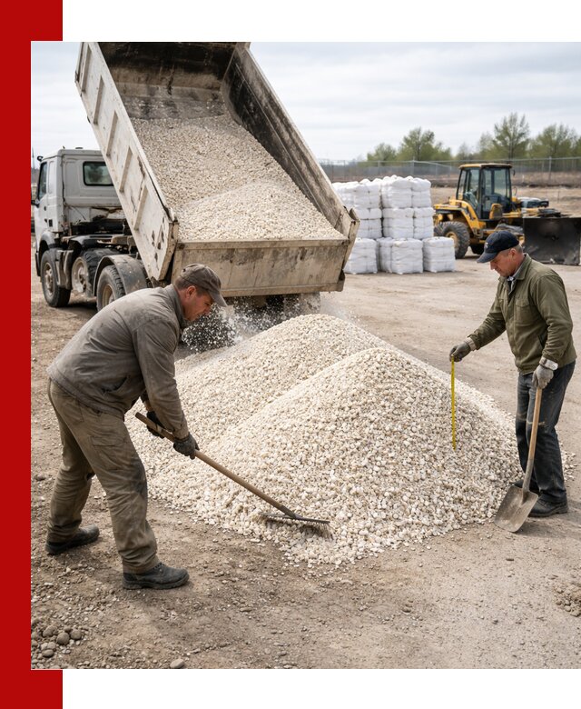 Мраморная крошка с доставкой и разгрузкой в Рассказове