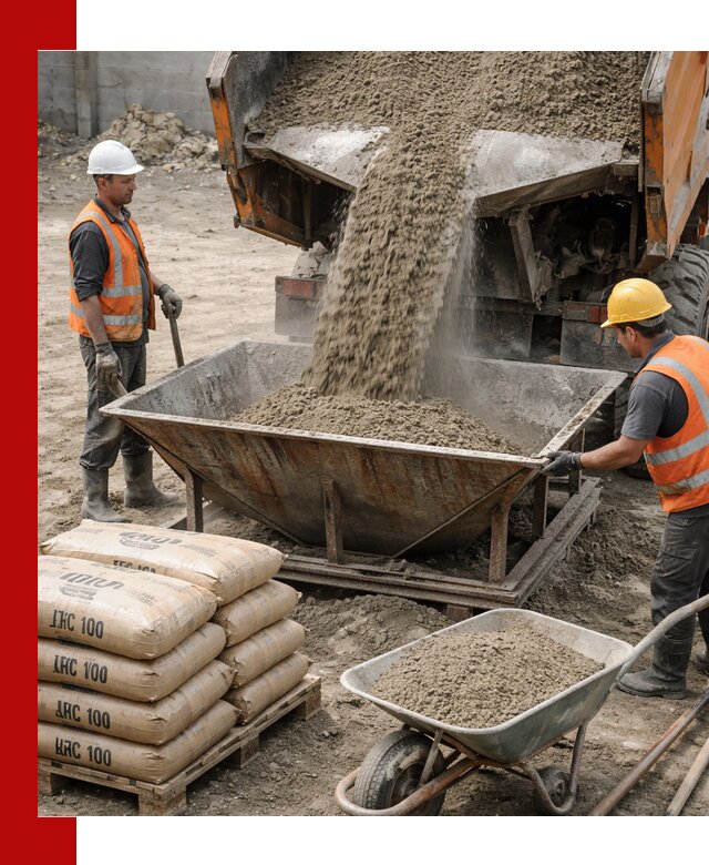 Доставка цементно-песчаной смеси М100 в Рассказове