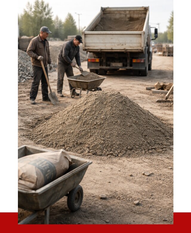 Цементно-песчаная смесь М150 в Рассказове от 4801 р. | ПРОНЕРУДРсз