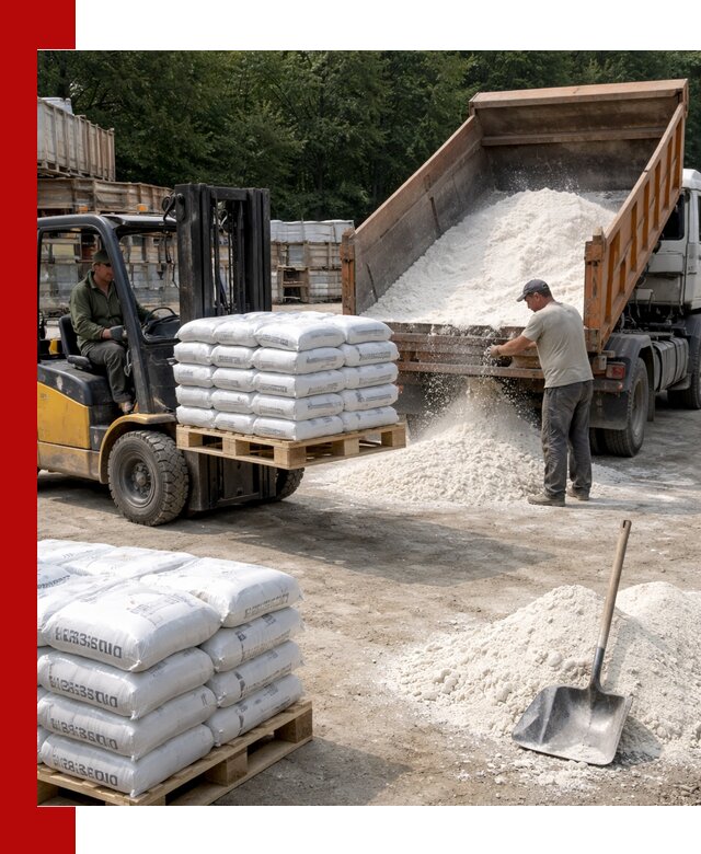 Доставка строительной извести оптом и в розницу в Рассказове