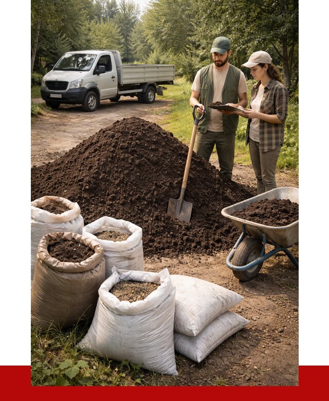 Купить грунт с доставкой в Рассказове от 4597 р. за м3 | ПРОНЕРУДРсз