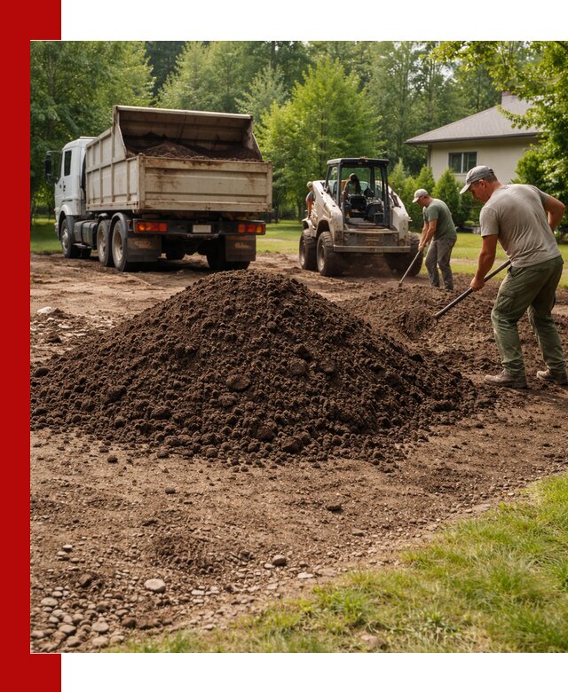 Доставка и укладка грунта для газона в Рассказове