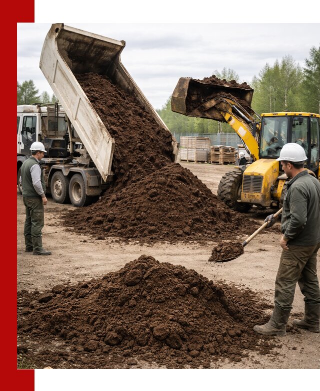 Доставка торфа оптом и в мешках в Рассказове
