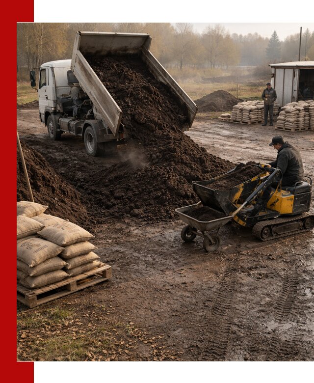 Кислый торф в доставке по выгодным ценам в Рассказове