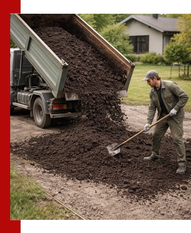 Чернозем для газона с доставкой в Рассказове быстро и качественно
