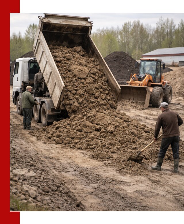 Доставка глин и суглинков в Рассказове оптом и вкрай