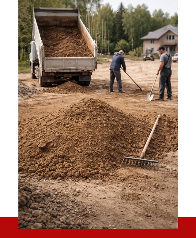 Суглинок для планировки в Рассказове с доставкой от 4290 р. | ПРОНЕРУДРсз