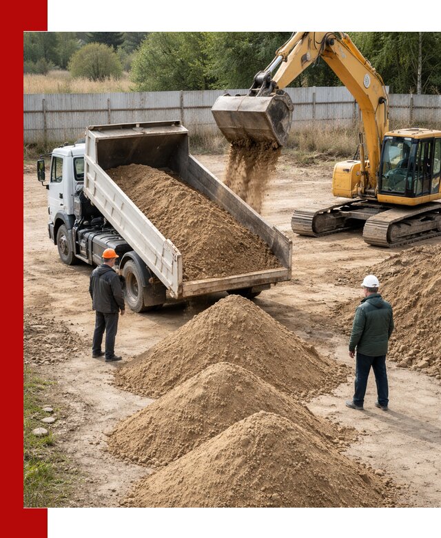 Доставка супеси вагонными и автопартиями в Рассказове