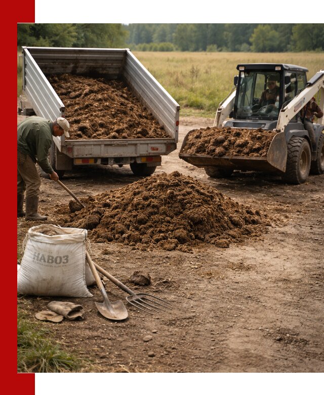 Доставка конского навоза в Рассказове с разгрузкой и доставкой на объект