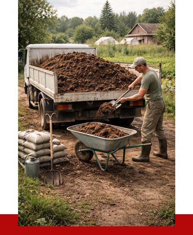 Купить коровий навоз с доставкой в Рассказове от 1839 р. | ПРОНЕРУДРсз