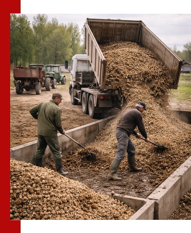 Куриный помет с доставкой в Рассказове оптом и в розницу