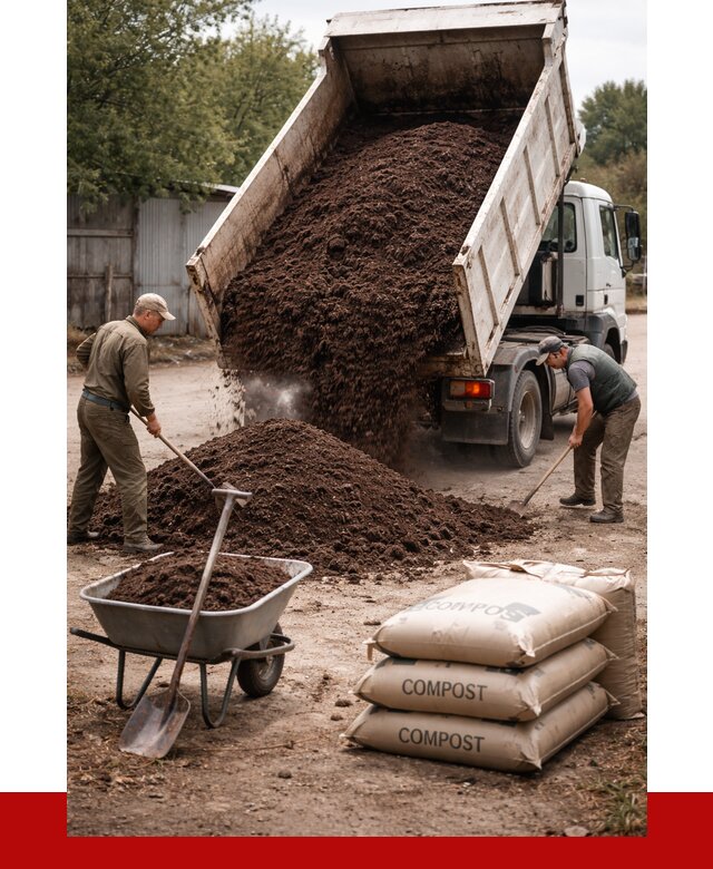 Купить компост в Рассказове от 4290 р. за куб с доставкой | ПРОНЕРУДРсз